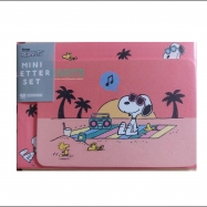 snoopy mini letter set 迷你信紙信封 (beach)